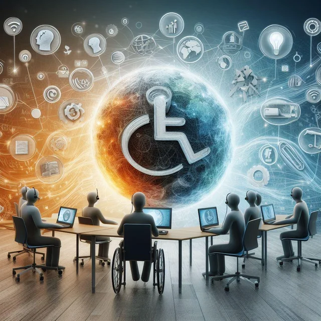 The lack of representation of people with disabilities in AI development can lead to biases in AI systems.